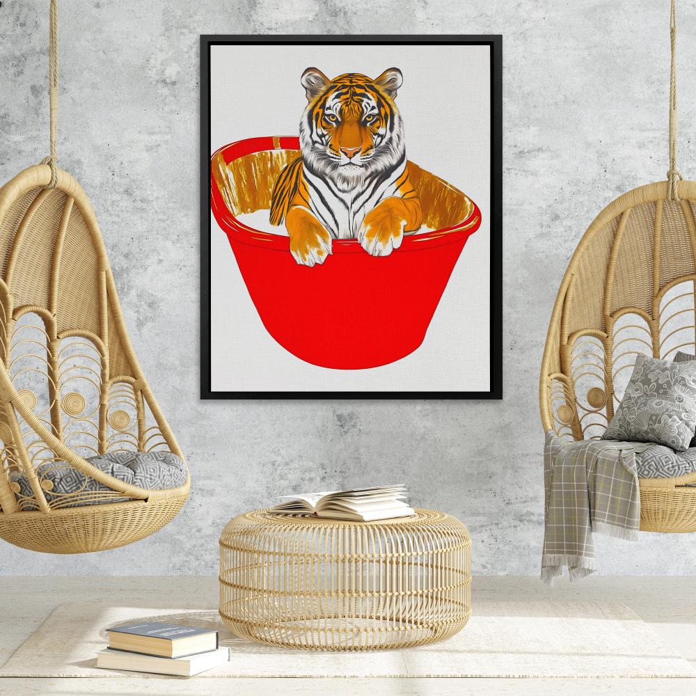 Red Bath Tiger