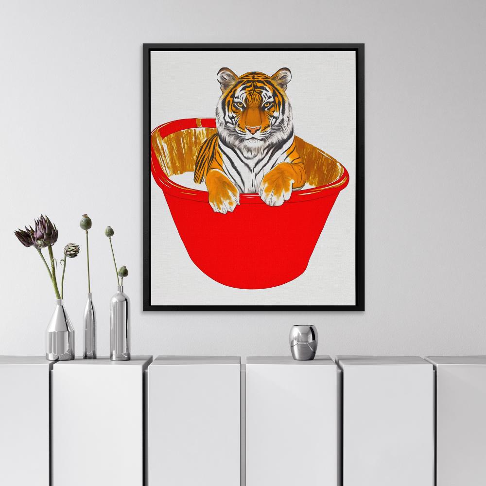 Red Bath Tiger