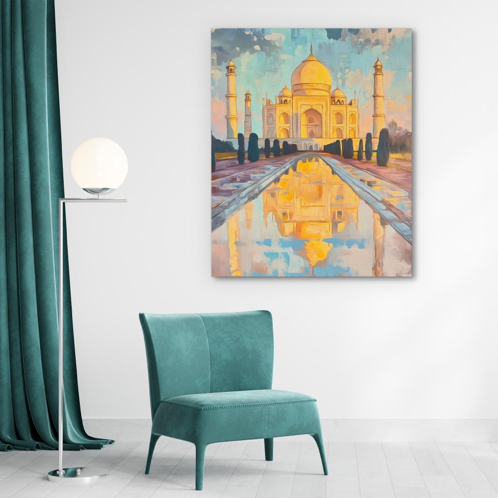 Reflection of the Taj Mahal