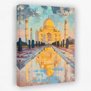 Reflection of the Taj Mahal