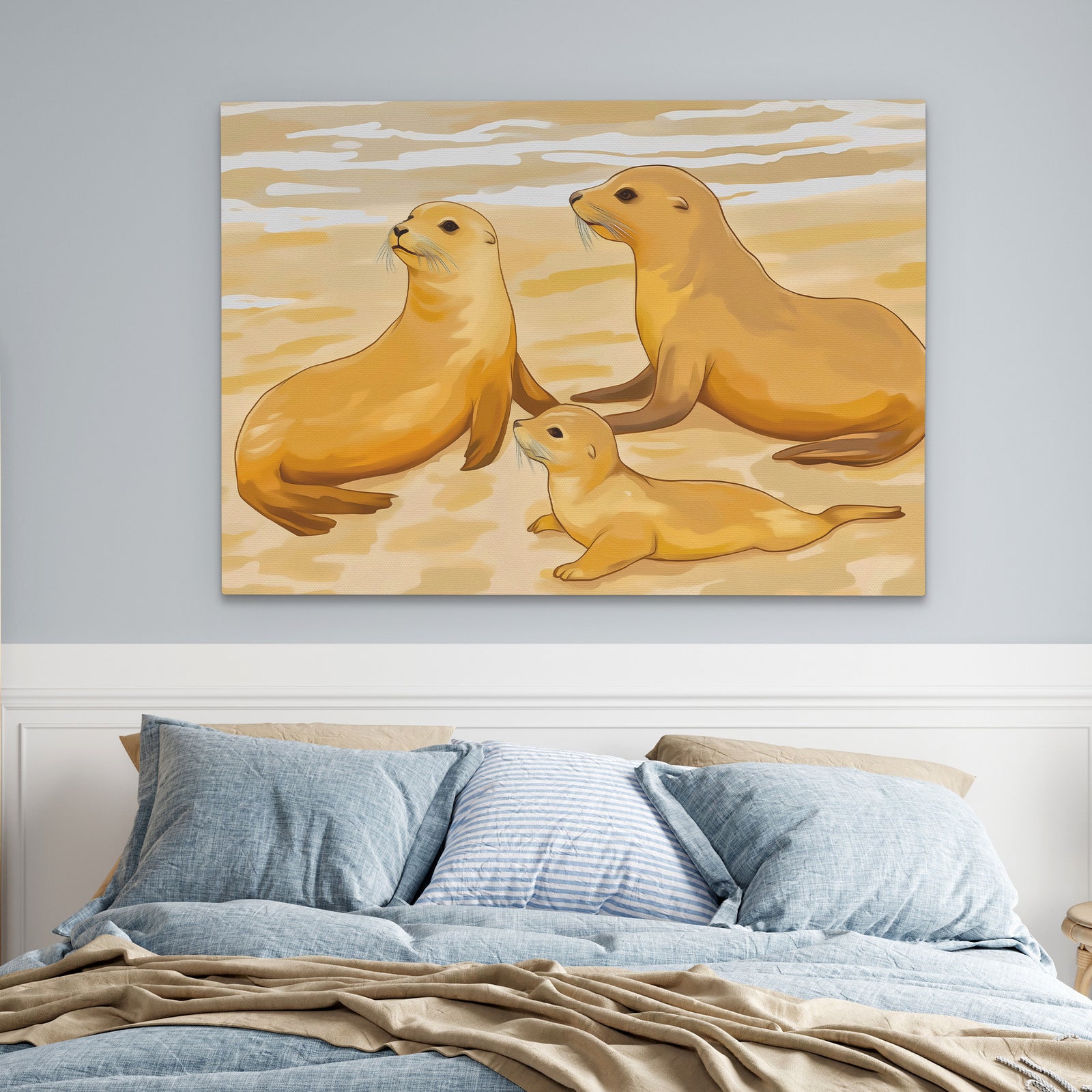 Seal Family - Luxury Wall Art