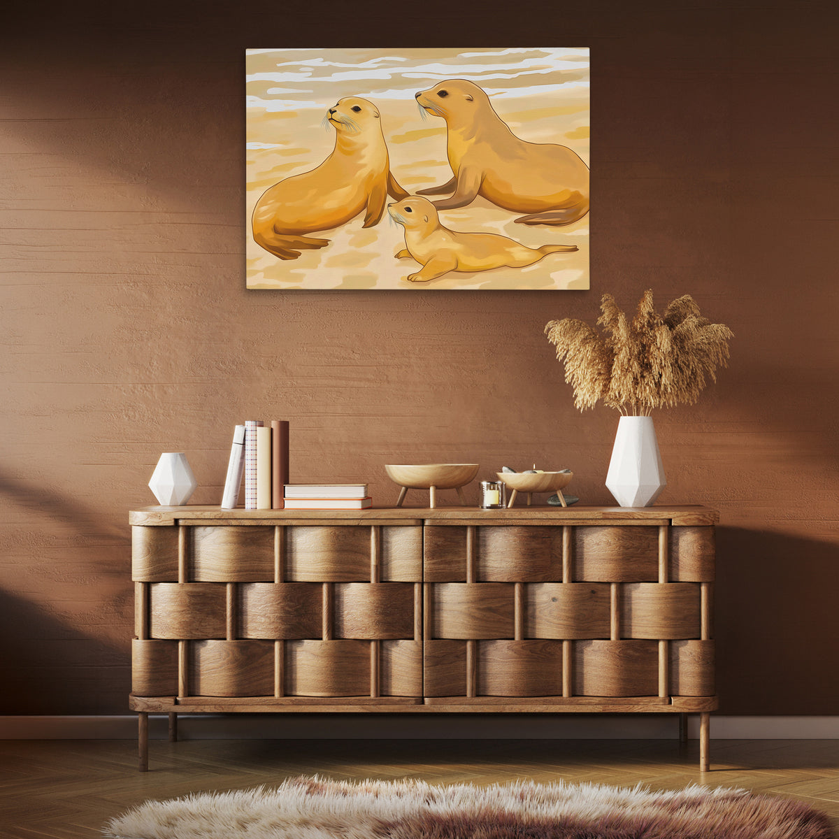 Seal Family - Luxury Wall Art