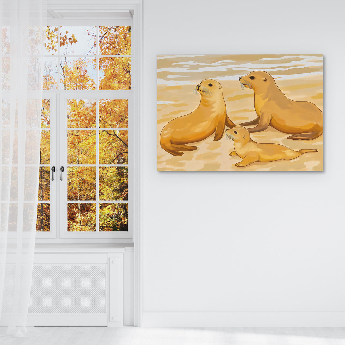 Seal Family - Luxury Wall Art