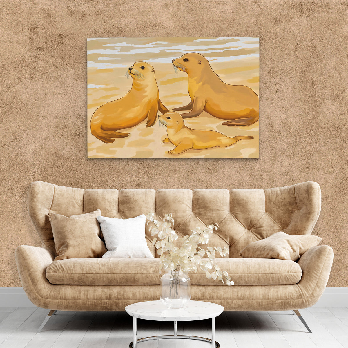 Seal Family - Luxury Wall Art