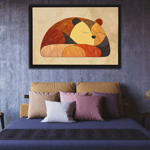 Sleeping Brown Bear