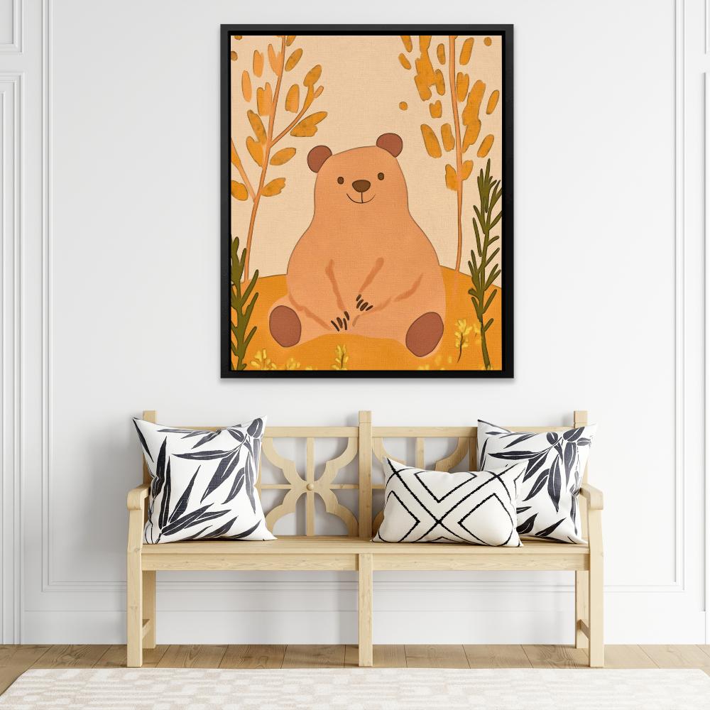 Smiling Bear in Nature