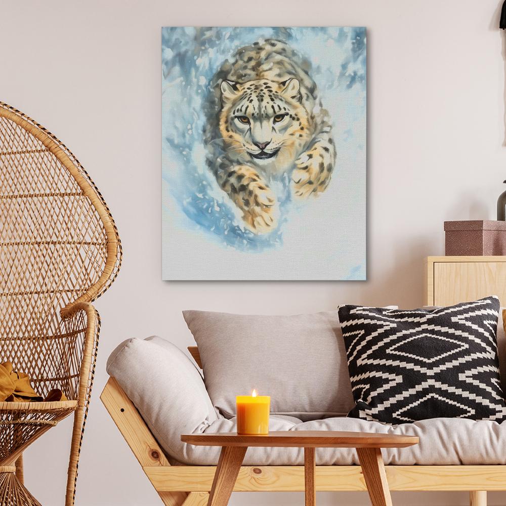 Snow Leopard’s Charge