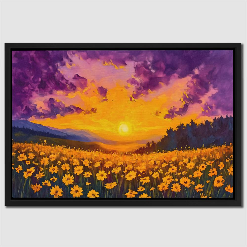 Sunset Field of Gold