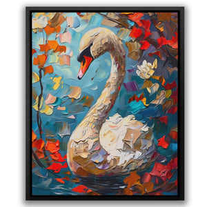 Swan in the Fall