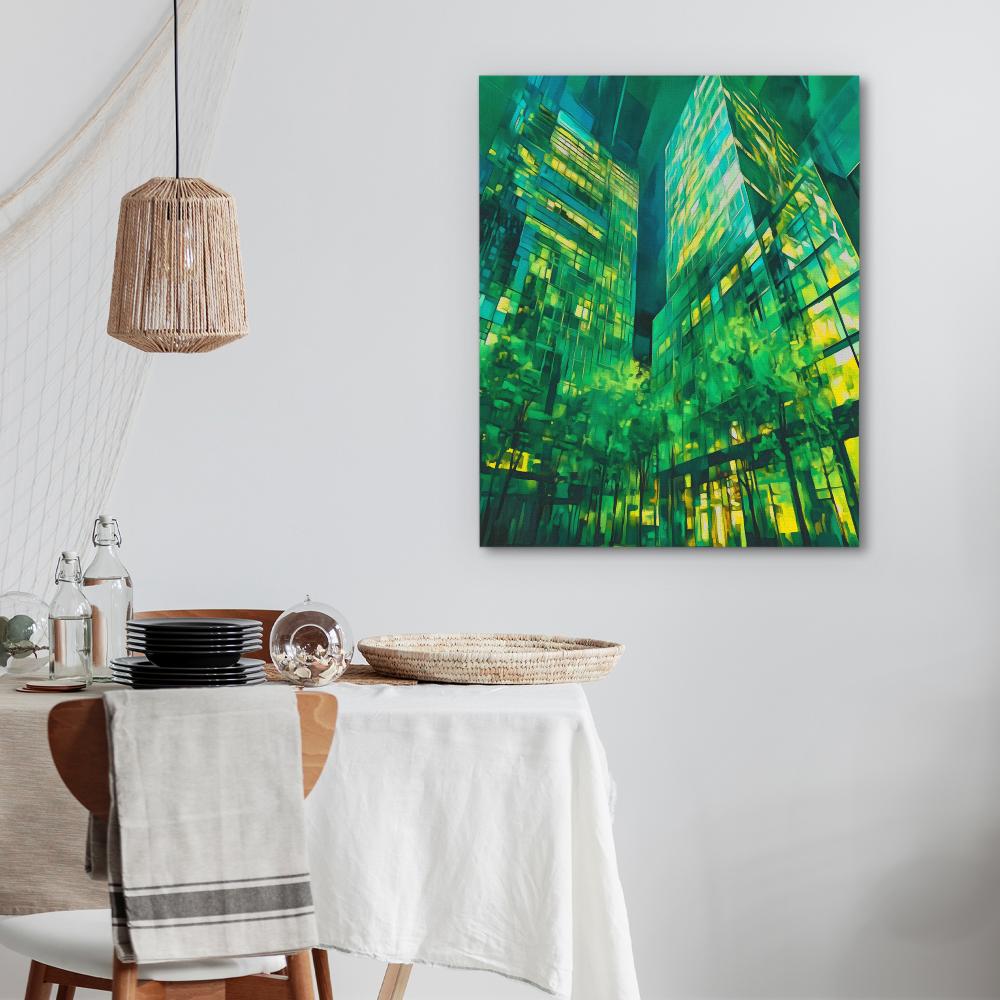 Tall Emerald Buildings