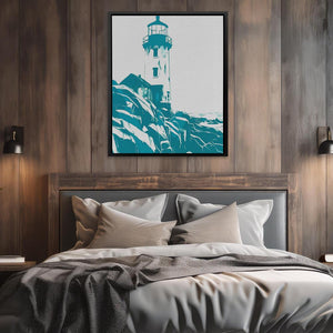 Teal Lighthouse