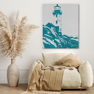 Teal Lighthouse