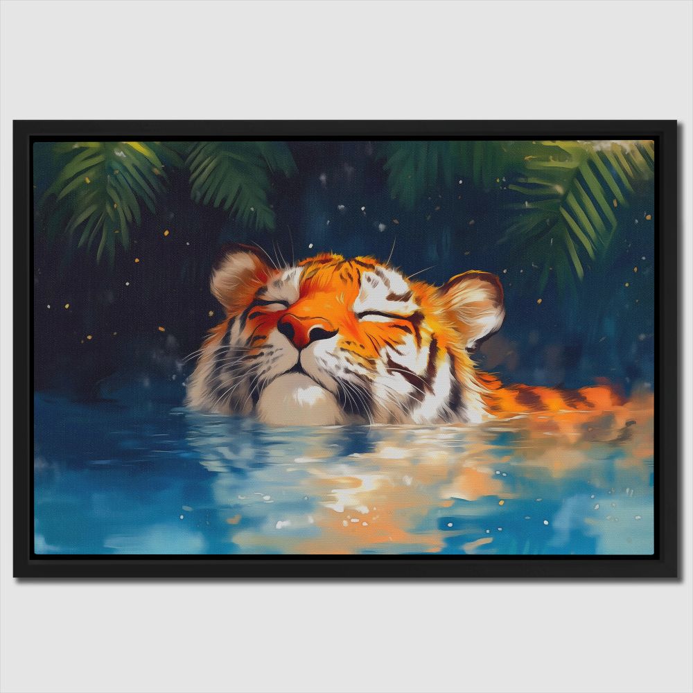 Tiger with Closed Eyes
