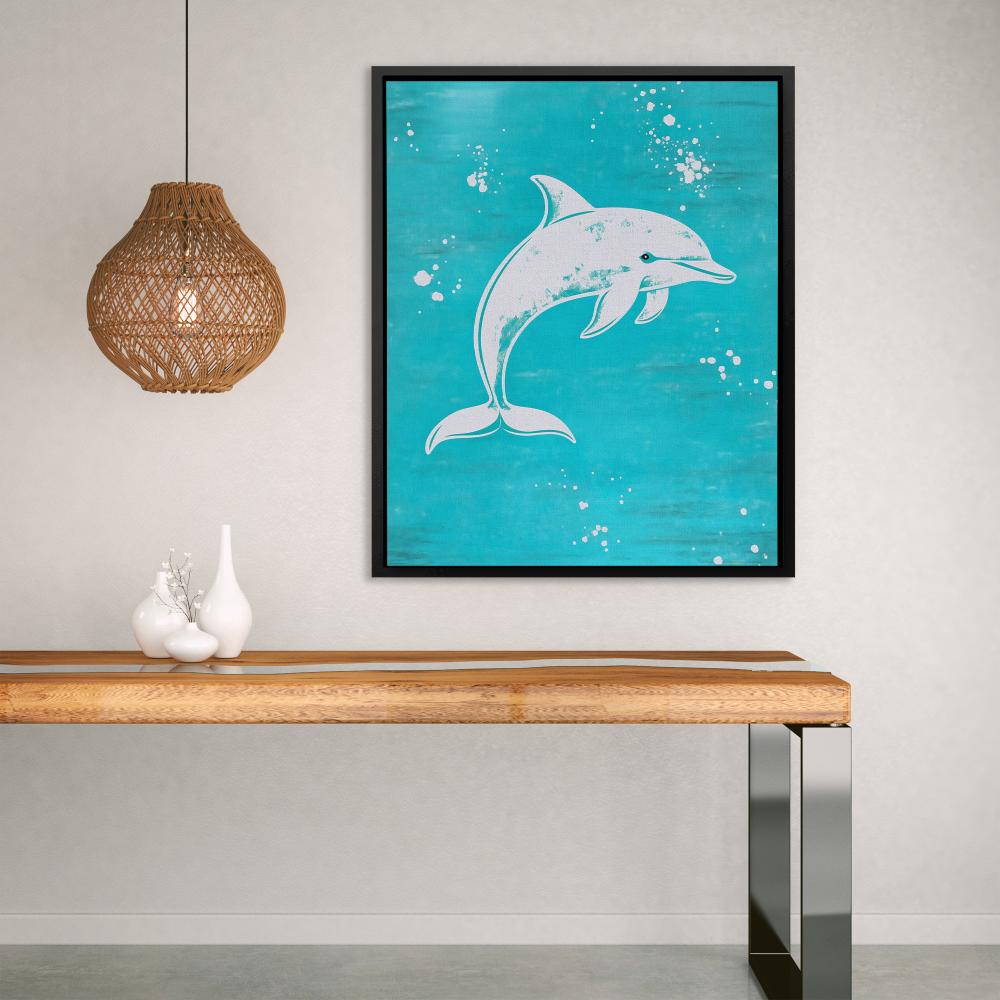 Turquoise Dolphin Splash