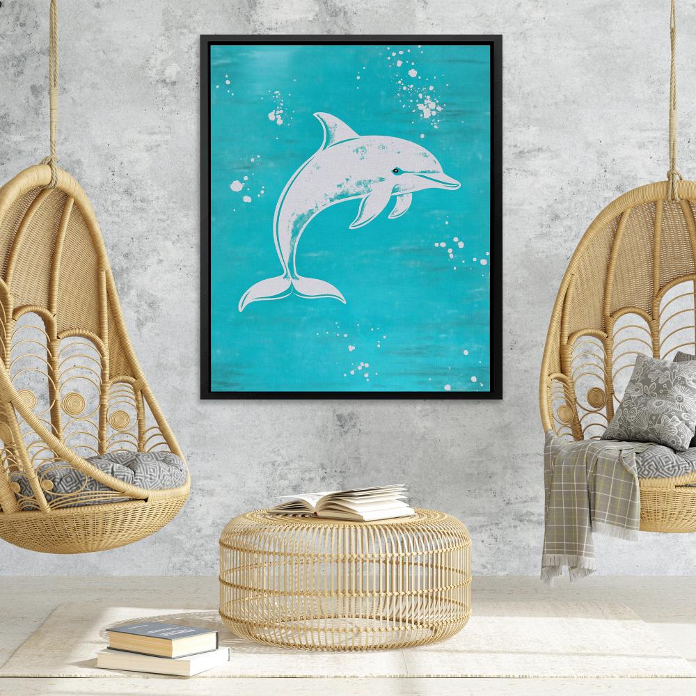 Turquoise Dolphin Splash