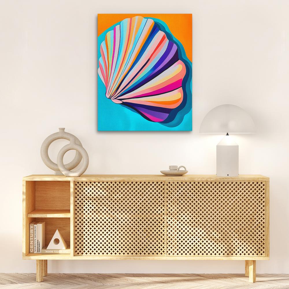 Vibrant Pastel Shell