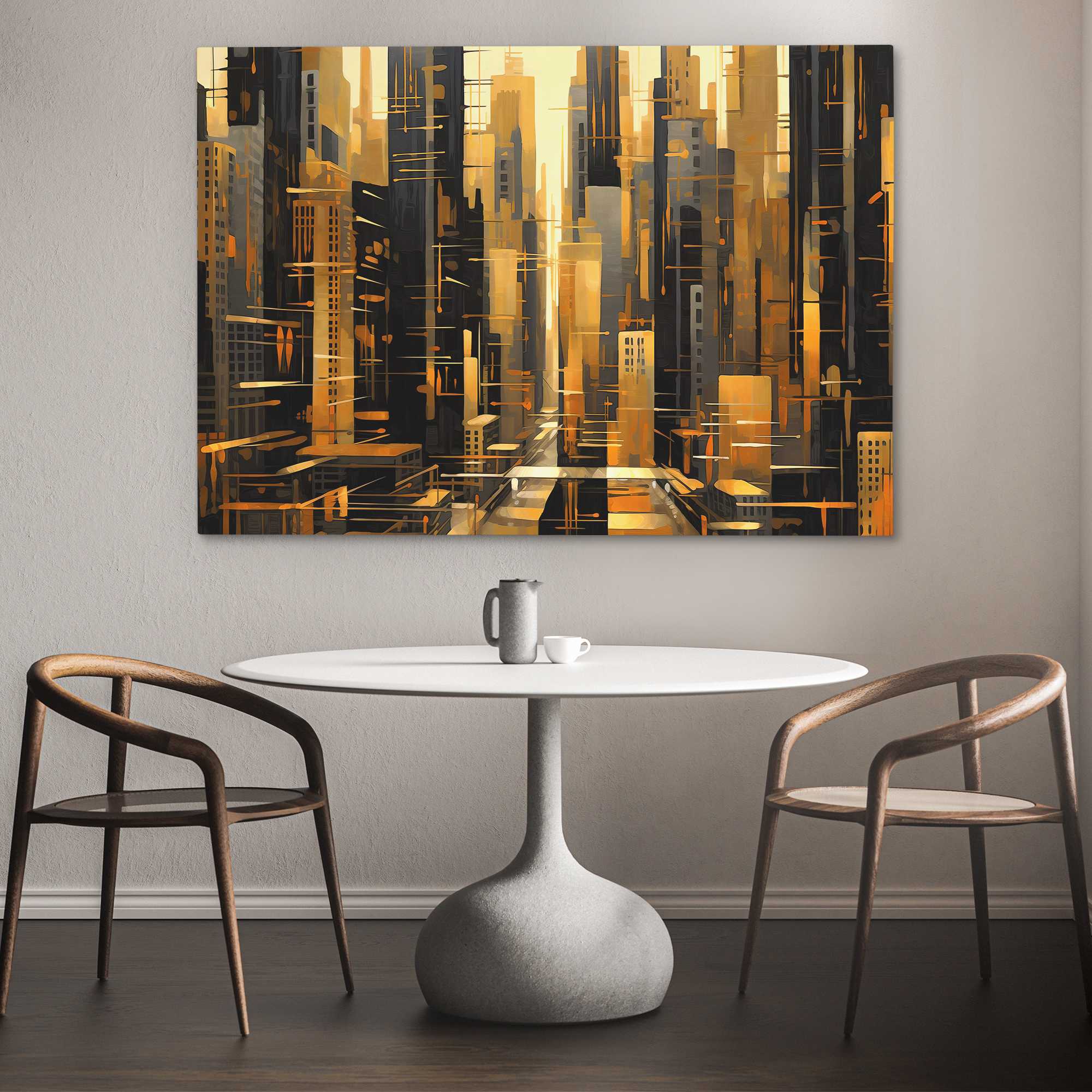 A City of Gold - Luxury Wall Art