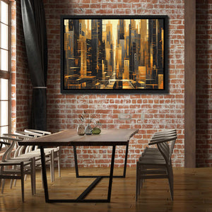 A City of Gold - Luxury Wall Art