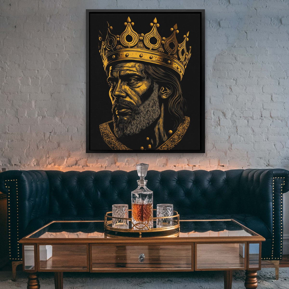 A King&#39;s Burden - Luxury Wall Art