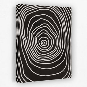 a black and white picture of a spiral design