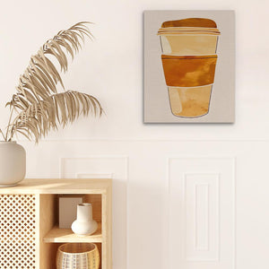 a potted plant sitting on top of a wooden shelf