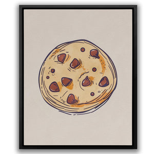 Chocolate Chip Cookie Fun Kitchen Art - Luxury Wall Art 