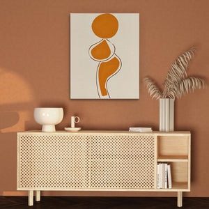 Thick Beauty Modern Illustration - Luxury Wall Art 