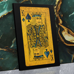 Abalone King of Spades - Luxury Wall Art