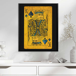 Abalone King of Spades - Luxury Wall Art