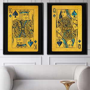 Abalone Royal Spades Cards - Luxury Wall Art