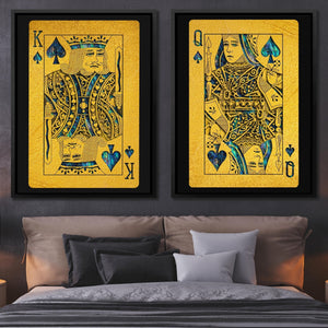 Abalone Royal Spades Cards - Luxury Wall Art