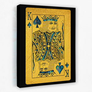 Abalone Royal Spades Cards - Luxury Wall Art