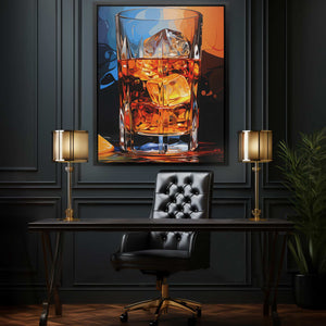 Abstract Barware - Luxury Wall Art