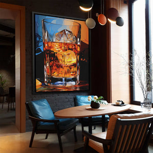 Abstract Barware - Luxury Wall Art