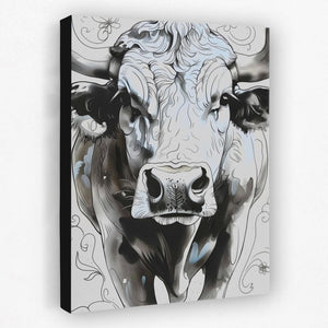 Abstract Cow Face - Luxury Wall Art