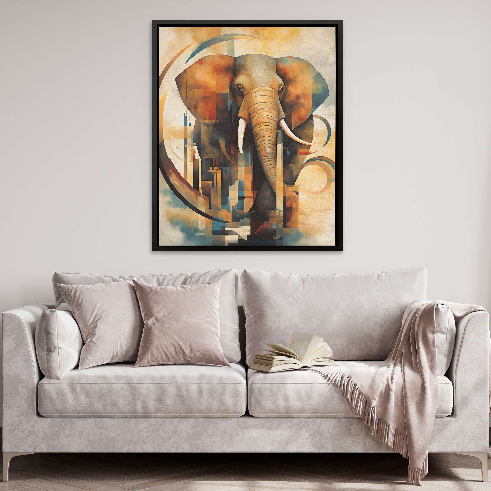 Abstract Elephant - Luxury Wall Art