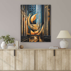 Abstract Financial District - Luxury Wall Art