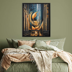 Abstract Financial District - Luxury Wall Art