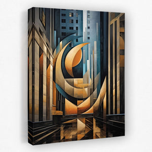 Abstract Financial District - Luxury Wall Art