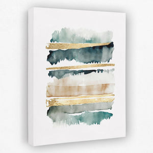 Abstract Forest with Gold - Luxury Wall Art