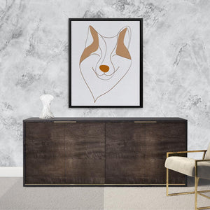 Abstract Fox Face - Luxury Wall Art