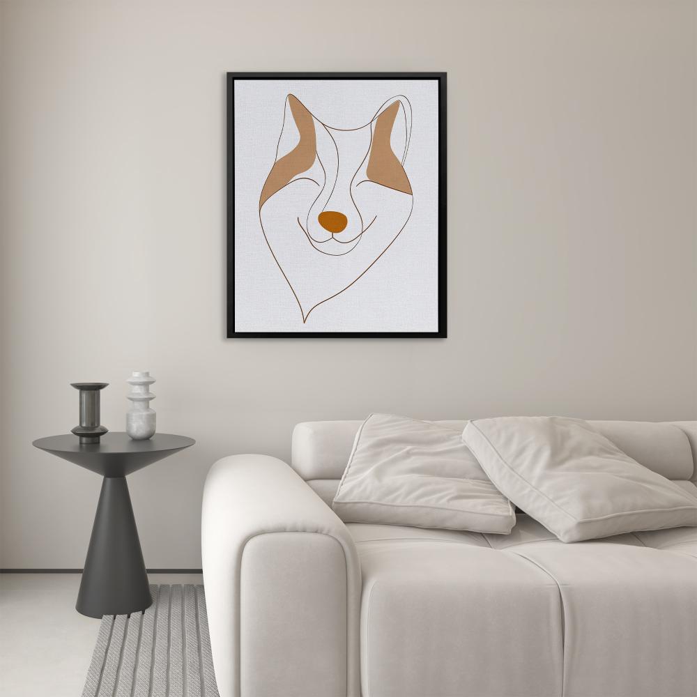 Abstract Fox Face - Luxury Wall Art