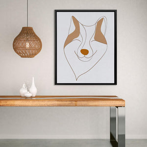 Abstract Fox Face - Luxury Wall Art