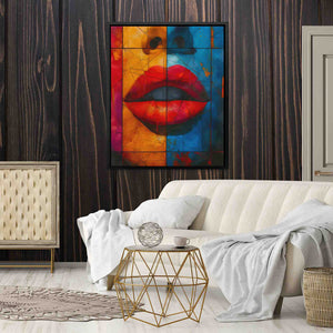 Abstract Lips - Luxury Wall Art