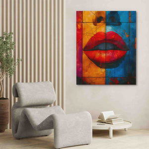 Abstract Lips - Luxury Wall Art