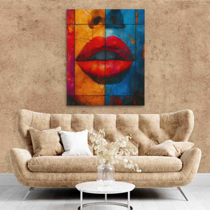 Abstract Lips - Luxury Wall Art