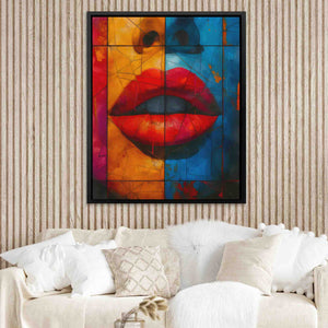 Abstract Lips - Luxury Wall Art