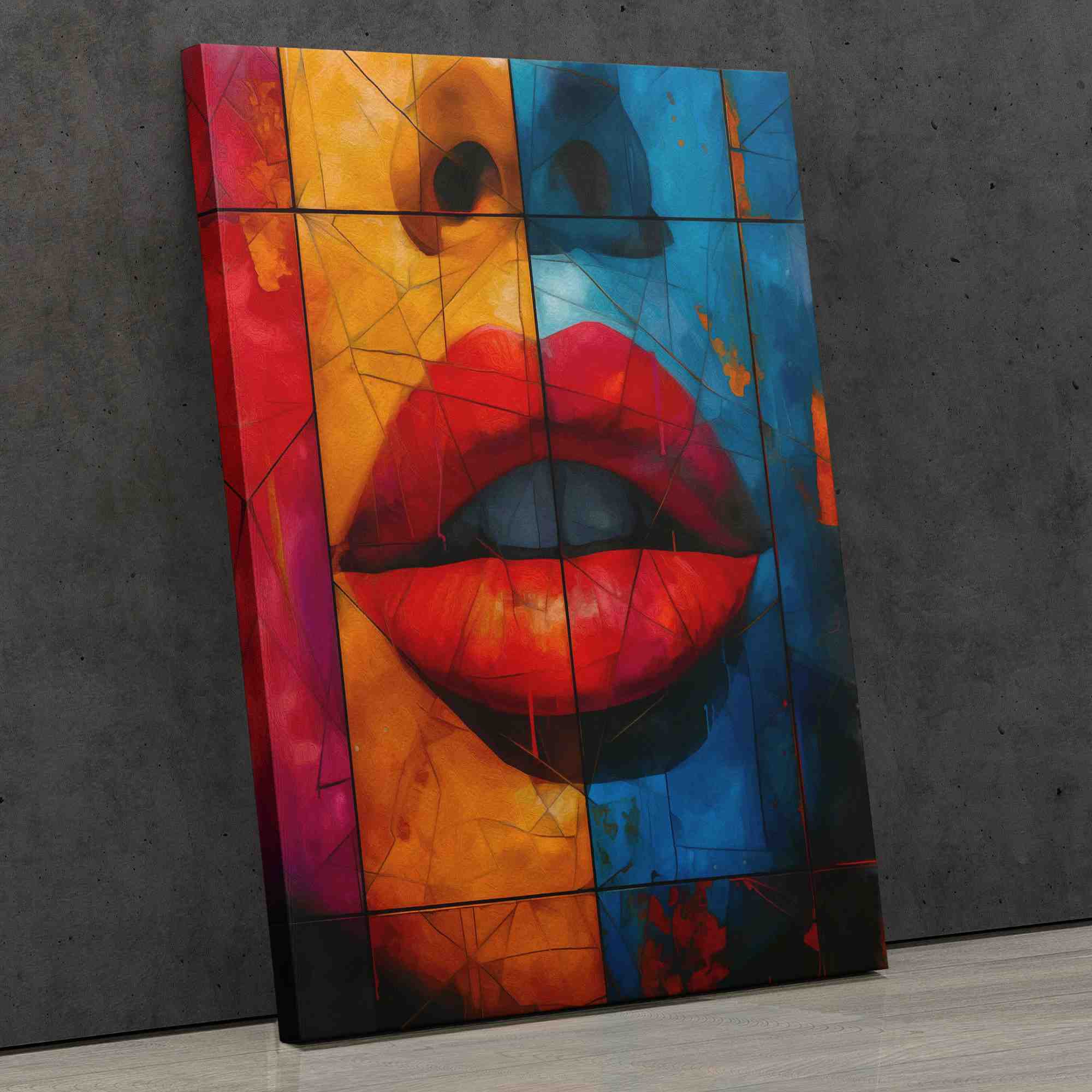 Abstract Lips - Luxury Wall Art