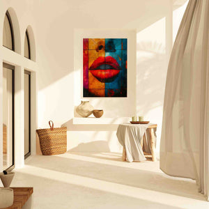 Abstract Lips - Luxury Wall Art