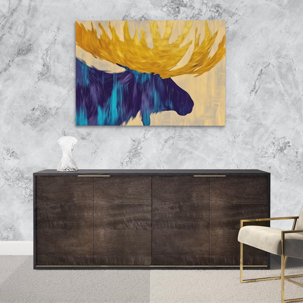 Abstract Moose - Luxury Wall Art